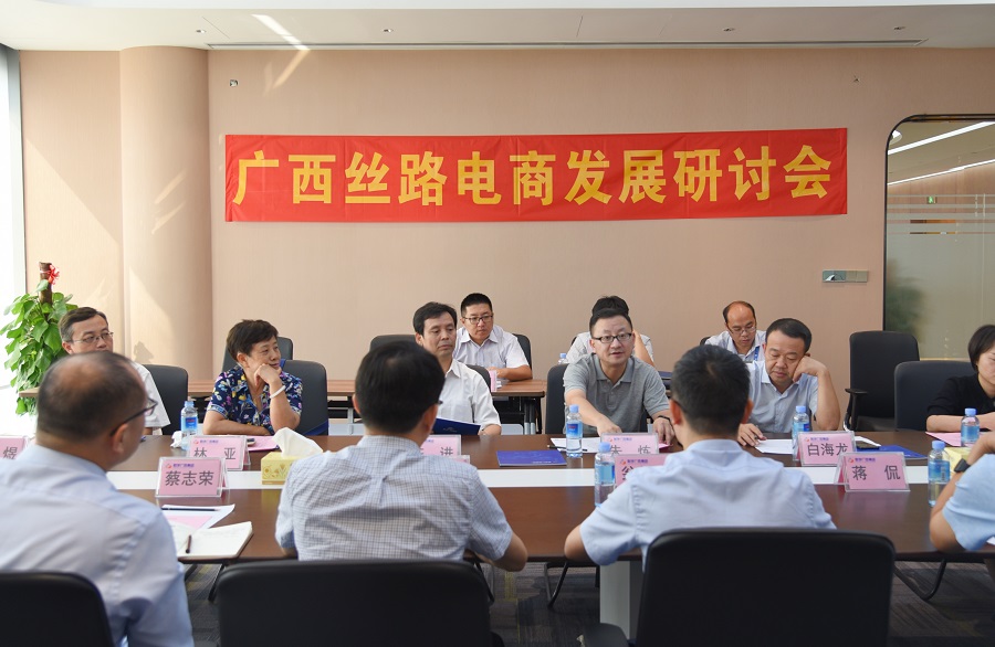 商务部电子商务和信息化司二级巡视员朱炼一行 到星空体育官网登录平台广西集团调研