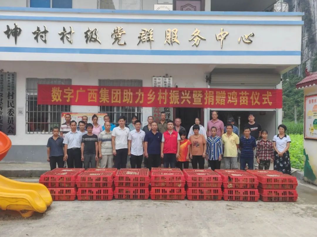 乘“数”而上，星火闪亮②|星空体育官网登录平台广西集团助力铺就弄坤村乡村振兴路