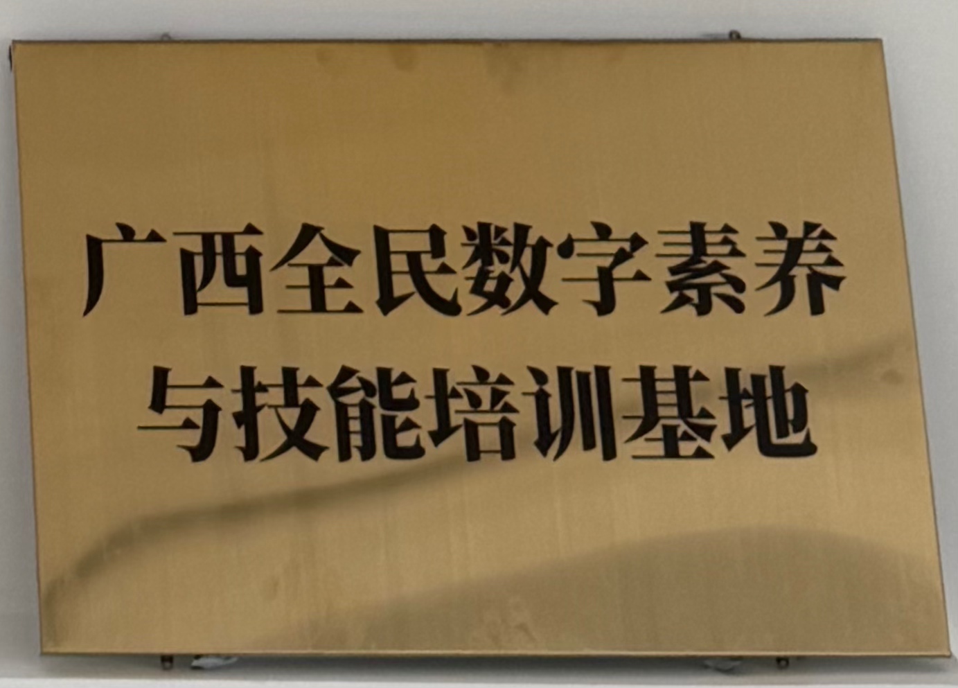 广西全民星空体育官网登录平台素养与技能培训基地”
